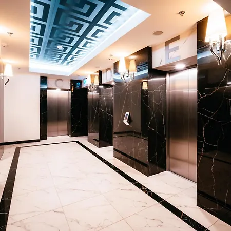 Hanza Black & White 17th Floor & Pool Free Parking By Stayly 公寓 什切青