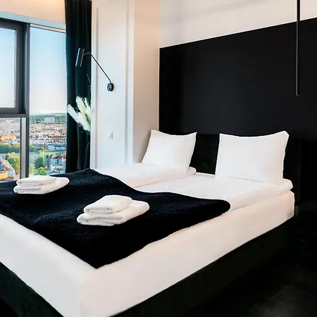 Hanza Black & White 17th Floor & Pool Parking By Stayly Apartament Szczecin