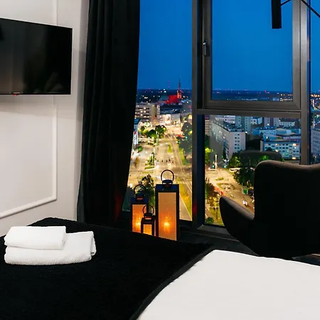 Hanza Black & White 17th Floor & Pool Free Parking By Stayly * Stettin